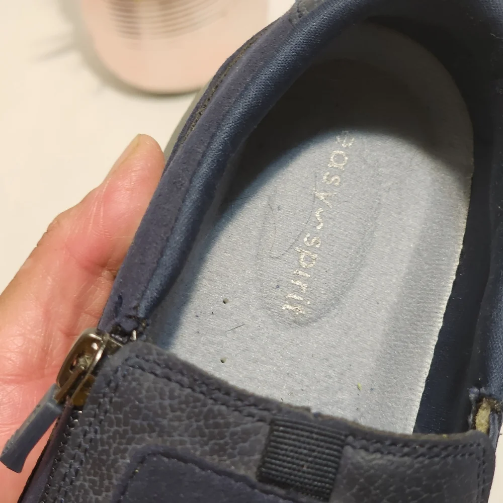Esprit Dark Blue Slip-On Loafers - Picture 6 of 7